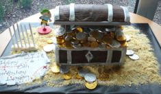 Pirate Chest Birthday Cake