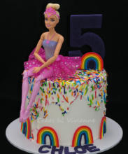 Barbie 5th Birthday Cake