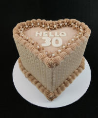 Vintage 30th Birthday Cake