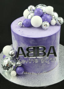 ABBA Themed 60th Birthday Cake