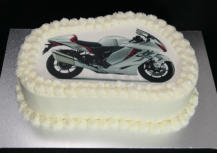 Motor Bike Birthday Cake